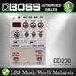 Boss DD-200 Digital Delay Pedal MIDI Guitar Effects with 12 Delay Modes (DD200 DD 200)