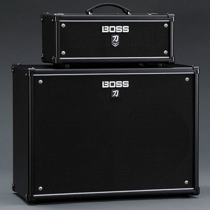 Boss Katana Head MKII Amp with Katana Cabinet 212 Guitar Speaker Amplifier Bundle Set