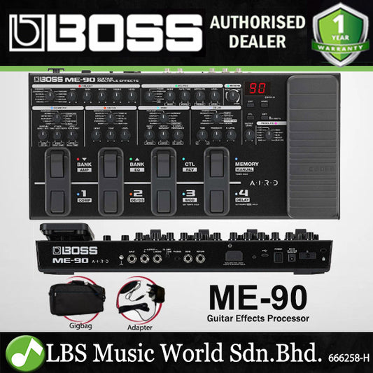 Boss ME-90 Guitar Multi Effect Pedal with Adapter and Gigbag (ME90 ME 90)