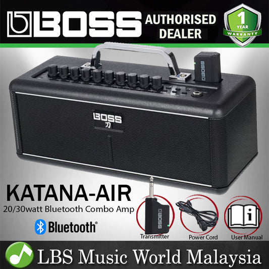 Boss Katana Air 30 Watt Amp Wireless Guitar Bluetooth Speaker Amplifier (KTN-AIR Katana-Air)
