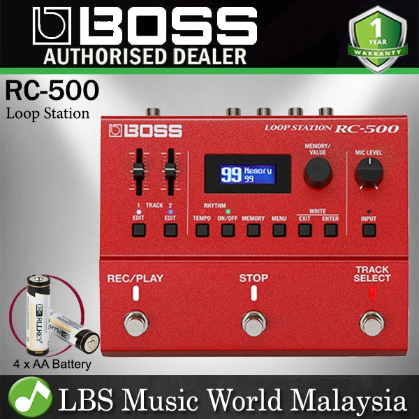 Boss RC-500 Loop Station Compact Phrase Recorder Looper Pedal (RC500)