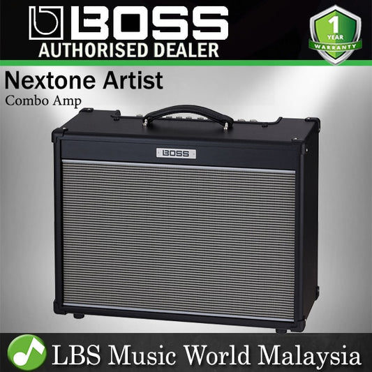 Boss Nextone Artist 80 Watt 1x12" Guitar Combo Amp with Tube Amplifier Modelling USB Effects
