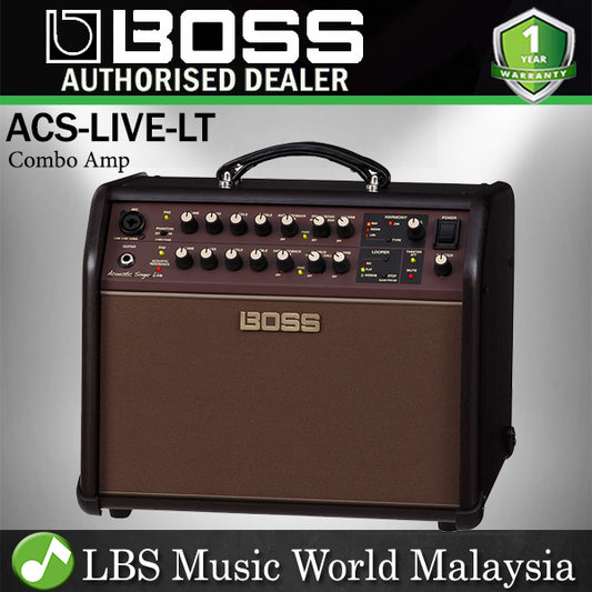Boss ACS-LIVE-LT 60 Watt Acoustic Singer Live Combo Amplifier Speaker Amp (ACS LIVE LT)