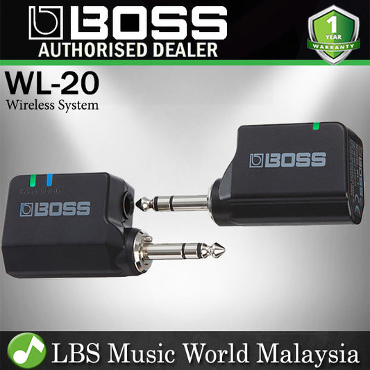 Boss WL-20 Digital Wireless Guitar System High Impedance with Cable Tone Simulation (WL20)