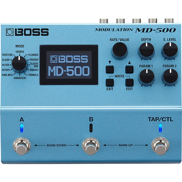 Boss MD-500 Modulation Multi-effects Pedal 12 Modulation Modes for Electric Guitar (MD500 MD 500)