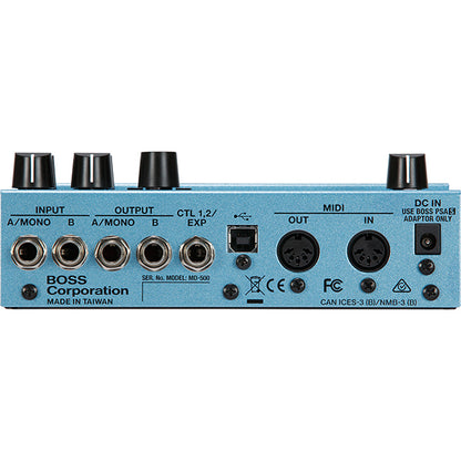 Boss MD-500 Modulation Multi-effects Pedal 12 Modulation Modes for Electric Guitar (MD500 MD 500)
