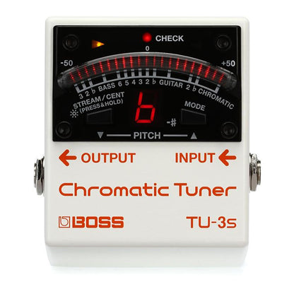 Boss TU-3S Chromatic Tuner Guitar Effect Pedal Foot Switch Processor (TU3S TU 3S)
