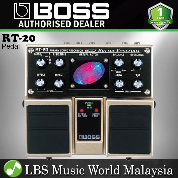 Boss RT-20 Rotary Ensemble Pedal COSM Speaker Overdrive Effects for Electric Guitar (RT20 RT 20)