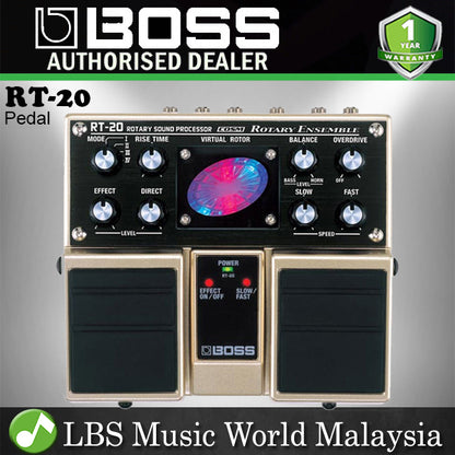 Boss RT-20 Rotary Ensemble Pedal COSM Speaker Overdrive Effects for Electric Guitar (RT20 RT 20)