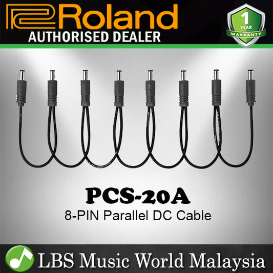 Roland PCS-20A 8 Pin Parallel DC Daisy Chain Cord For Boss Effect Pedal Connector (PCS20A)