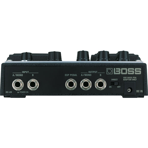 Boss RE-20 Space Echo Stereo Tape-emulation Effects Pedal Input for Electric Guitar (RE20 RE-20)