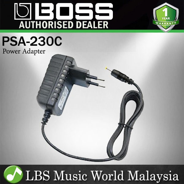 Boss PSA-230C PSA Series Power AC Adapter Compatible Effect Pedal Adaptor (PSA230C 230C)