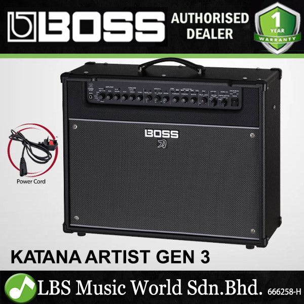 Boss Katana Artist Gen 3 100 Watt Guitar Combo Amplifier with Effect and USB Amp Speaker