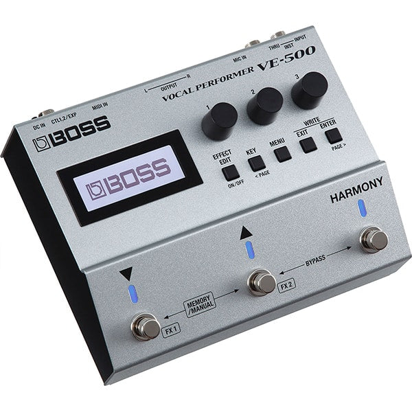 Boss VE-500 Vocal Performer Effects Pedal 32 bit Multi Effect Vocal XLR Input (VE500 VE 500)