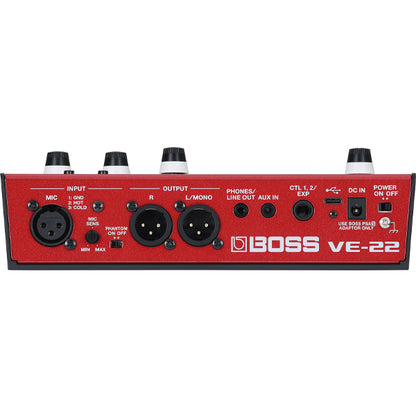 Boss VE-22 Vocal Effect and Looper Performer Guitar Pedal (VE22 VE 22)