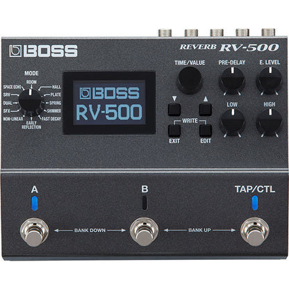 Boss RV-500 Reverb Multi-effects Pedal 12 Reverb Modes for Electric Guitar (RV500 RV 500)