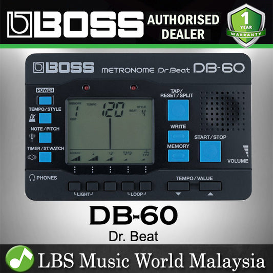 Boss DB-60 Dr Beat Portable Electronic Metronome With Rhythm Pattern (DB60 DB 60)