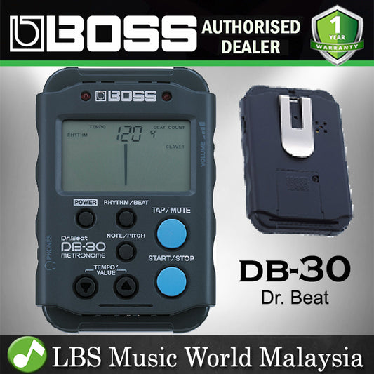 Boss DB-30 Dr Beat Portable Electronic Metronome Practice 9 Rhythms 24 Variation (DB30 DB 30)