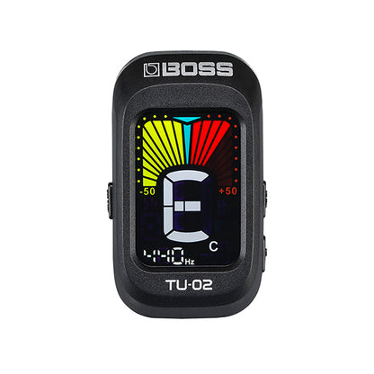 Boss TU-02 Clip On Chromatic Tuner For Electric Guitar Bass Ukulele Tuning (TU02)