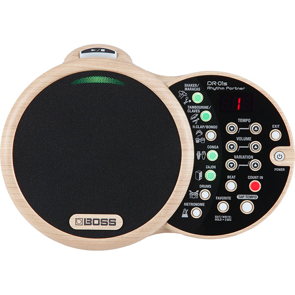 Boss DR-01S Drum Rhythm Partner Music Machine with Organic Sound & Metronome (DR01S)