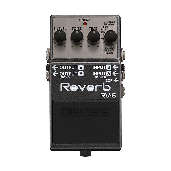 Boss RV-6 Reverb Guitar Effects Pedal (RV6 RV 6)