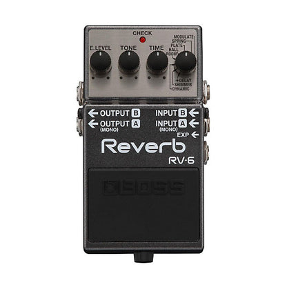 Boss RV-6 Reverb Guitar Effects Pedal (RV6 RV 6)