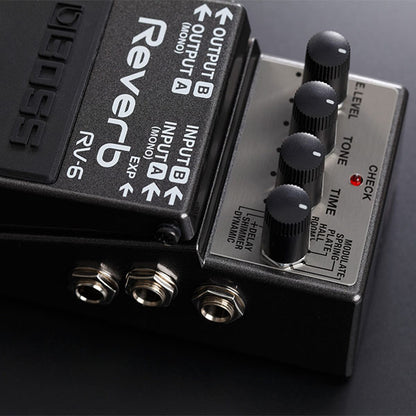 Boss RV-6 Reverb Guitar Effects Pedal (RV6 RV 6)
