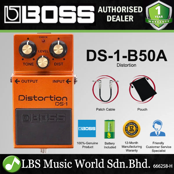 Boss DS-1 Distortion Guitar Effect Pedal (DS 1 / DS1)