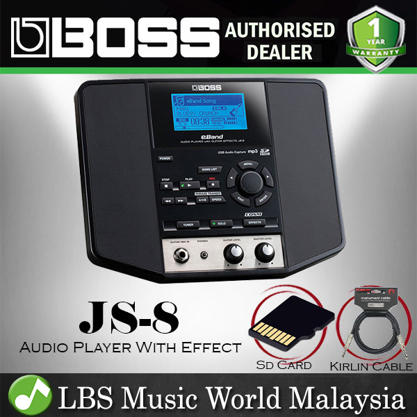 Boss JS-8 eBand Audio Player with Guitar Effects Portable Speaker for Mic and Guitar (JS8 JS 8)