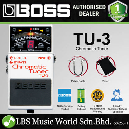 Boss TU-3 Chromatic Tuner Effects Pedal (TU3 / TU 3)