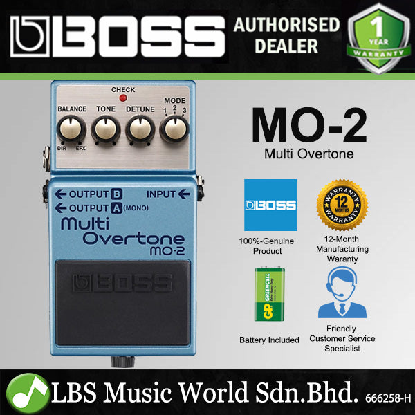 Boss MO-2 Multi Overtone Guitar Effect Pedal Foot Switch Processor (MO2 MO 2)