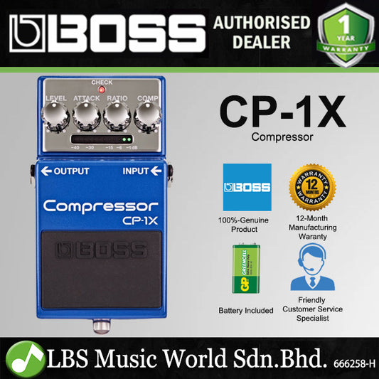 Boss CP-1X Compressor Guitar Effect Pedal Foot Switch Processor (CP1X CP 1X)