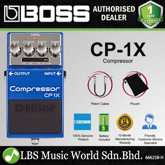 Boss CP-1X Compressor Guitar Effect Pedal Foot Switch Processor (CP1X CP 1X)