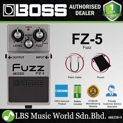 Boss FZ-5 Fuzz Guitar Effect Pedal Foot Switch Processor (FZ5 FZ 5)