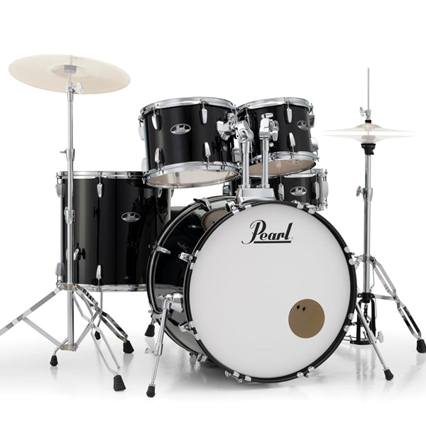 Pearl RS525SB/C Roadshow 5 Pieces Drum Set Package with BSL A Series Cymbals (RS525SB Roadshow)