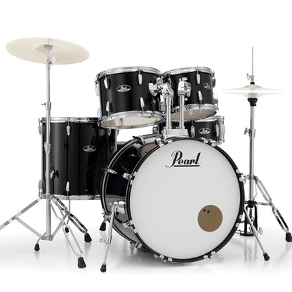 Pearl RS525SB/C Roadshow 5 Pieces Drum Set Package with BSL A Series Cymbals (RS525SB Roadshow)