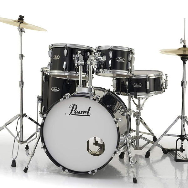 Pearl RS525SB/C Roadshow 5 Pieces Drum Set Package with BSL A Series Cymbals (RS525SB Roadshow)
