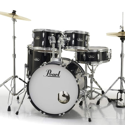 Pearl RS525SB/C Roadshow 5 Pieces Drum Set Package with BSL A Series Cymbals (RS525SB Roadshow)