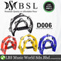 BSL D006 Tambourine Double Halfmoon Plastic with PS Handle