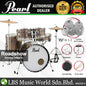 Pearl RS525SB/C Roadshow 5 Pieces Drum Set Package with BSL A Series Cymbals (RS525SB Roadshow)