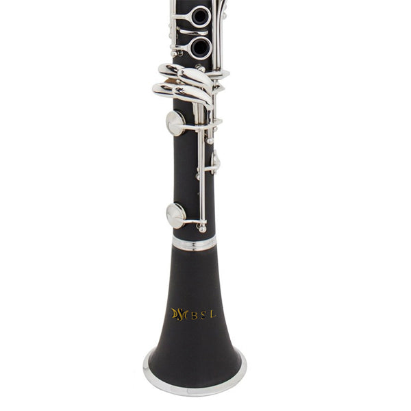 BSL Bb Clarinet B Flat Woodwind Black Ebonite for Beginner