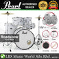 Pearl RS525SB/C Roadshow 5 Pieces Drum Set Package with BSL A Series Cymbals (RS525SB Roadshow)