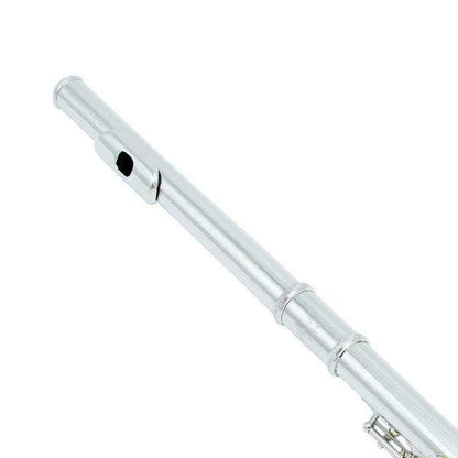 BSL Flute C Key for Beginner Student with Case and Acessories - Nickel / Silver