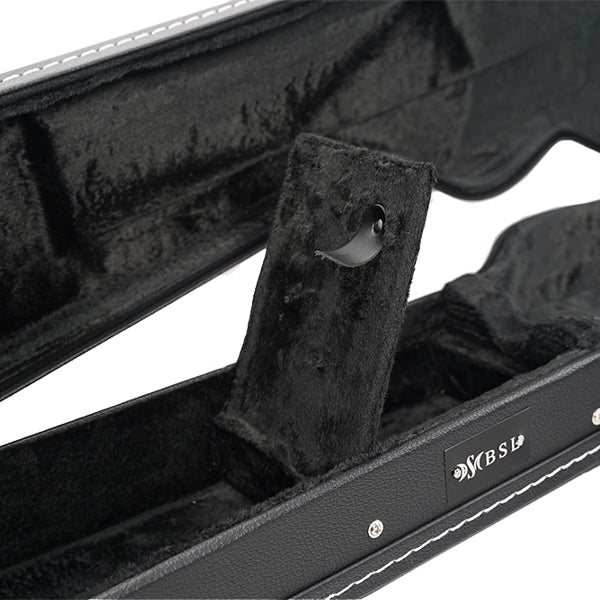 BSL LPWC1 Les Paul Hardshell Wood Lp Leather Single Cutaway Electric Guitar Hardcase