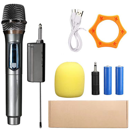 BSL FS58 Rechargeable Wireless Handheld Microphone with Mic Receiver