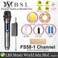 BSL FS58 Rechargeable Wireless Handheld Microphone with Mic Receiver