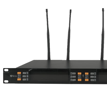 BSL FS8801 4 Channel Handheld Wireless Microphone Systems with Adjustable Mic Frequency