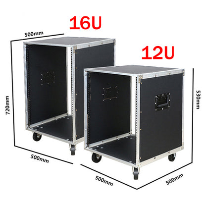 BSL 8U 12U 16U Mixer Cabinet Shelf Rack with  Door for KTV Power Amplifier Audio Equipment Stage Flight Case