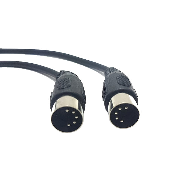 BSL 5 Pin MIDI Cable 2 Meter Male to Male DIN connector for Digital Keyboard Piano Audio Interface Synthesizer