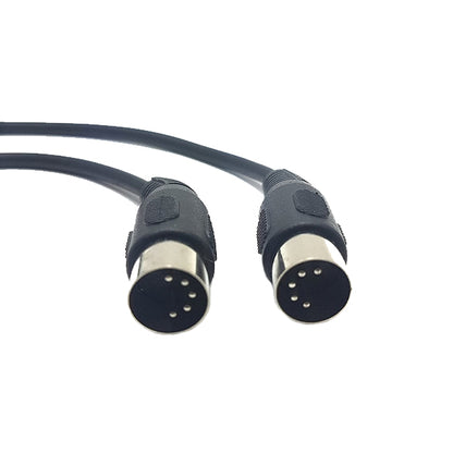 BSL 5 Pin MIDI Cable 2 Meter Male to Male DIN connector for Digital Keyboard Piano Audio Interface Synthesizer